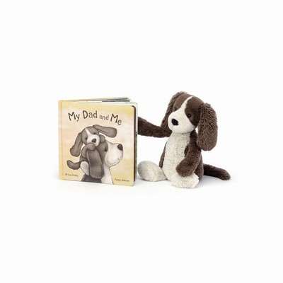 Jellycat My Dad and Me and Bashful Fudge Cachorro Medium | PTWC-31586